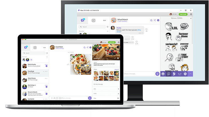 Online chat viber Chat Extensions