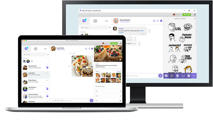 Viber cho thiết bị để bàn