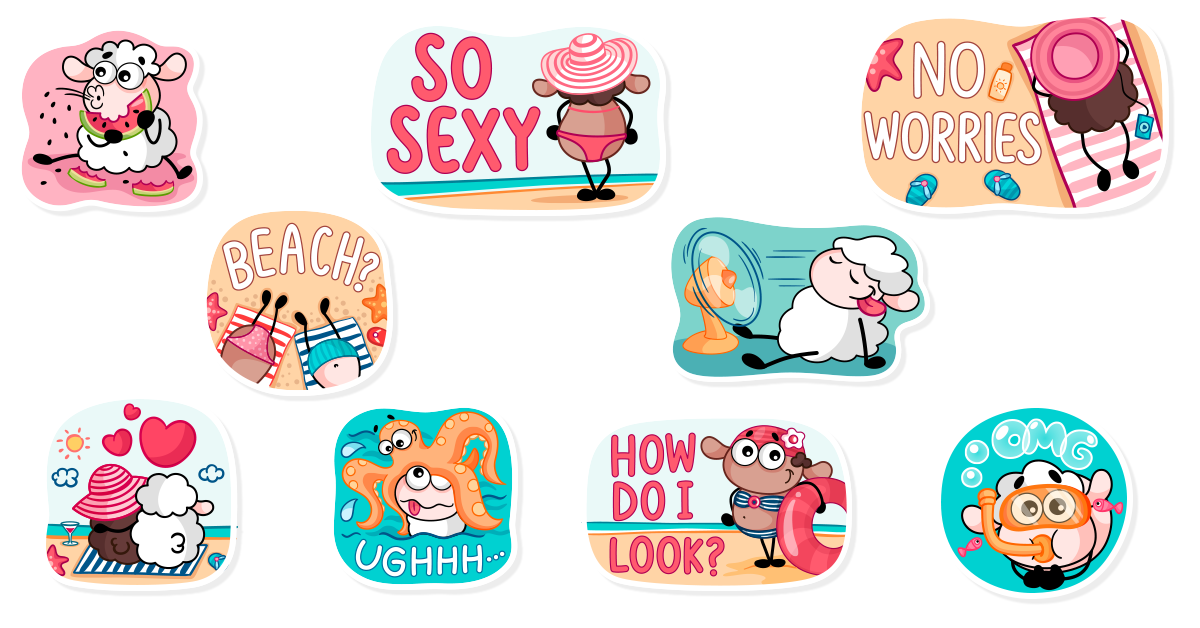 stickers summer