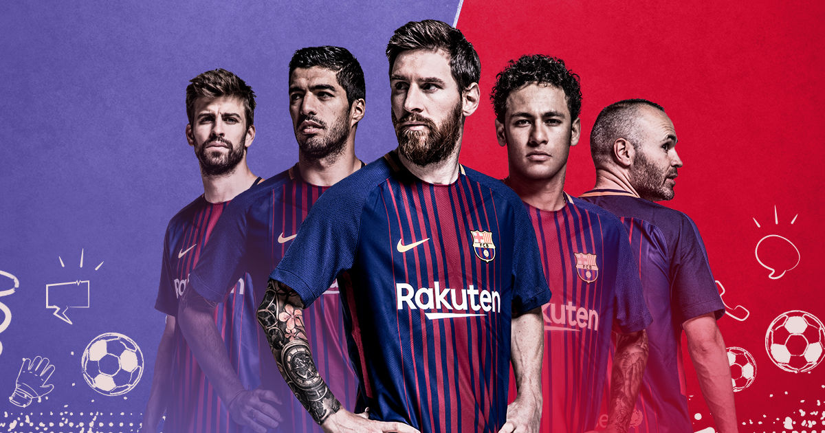 Win A Free FC Barcelona Jersey - Rakuten