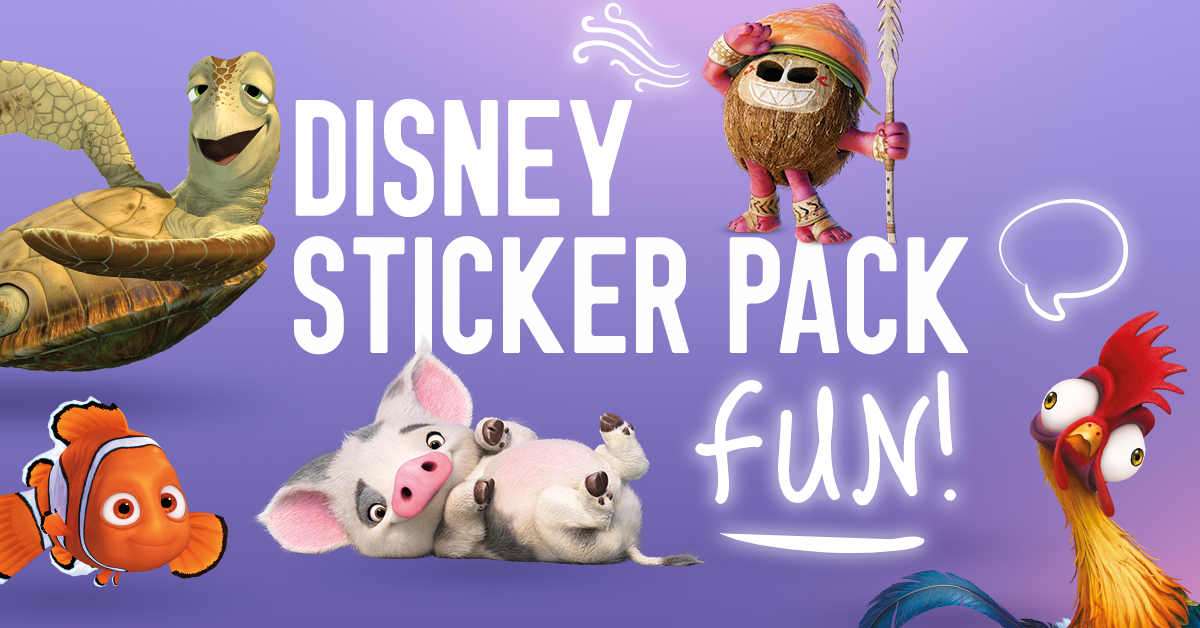 Disney sticker packs main