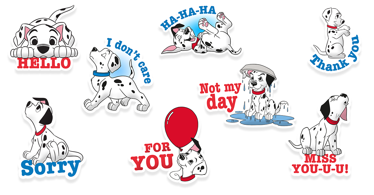 Disney 101 dalmatians sticker pack
