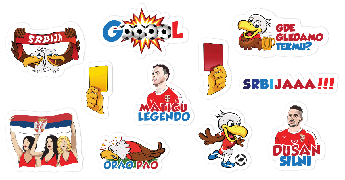 world cup sticker blog- serbian pack