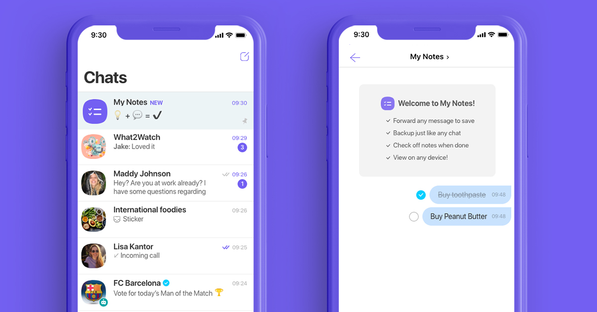 Remember Everything That's Important with My Notes - See What's New on Viber  | Viber