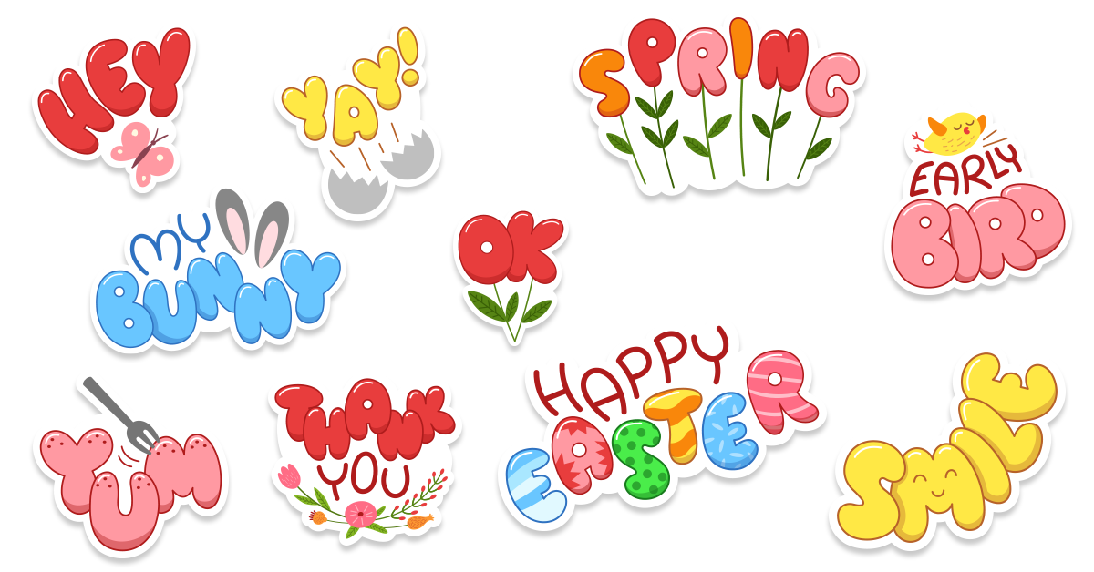 Spring Stickers