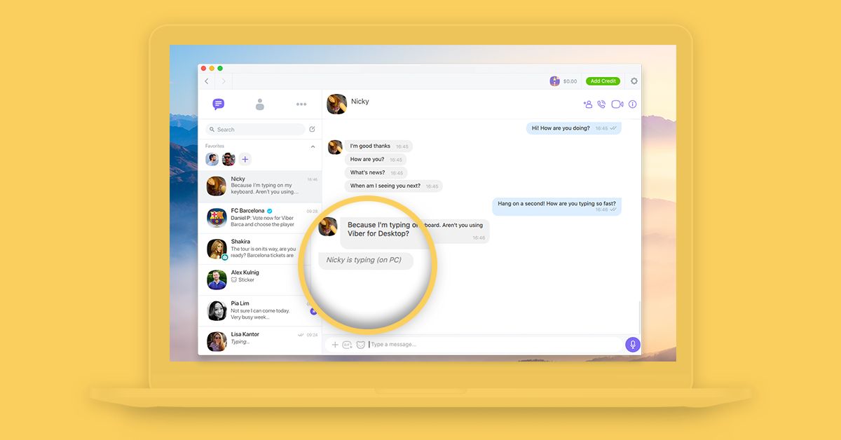 viber for desktop computer