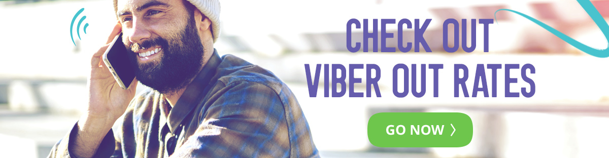 Viber Out banner- how to call