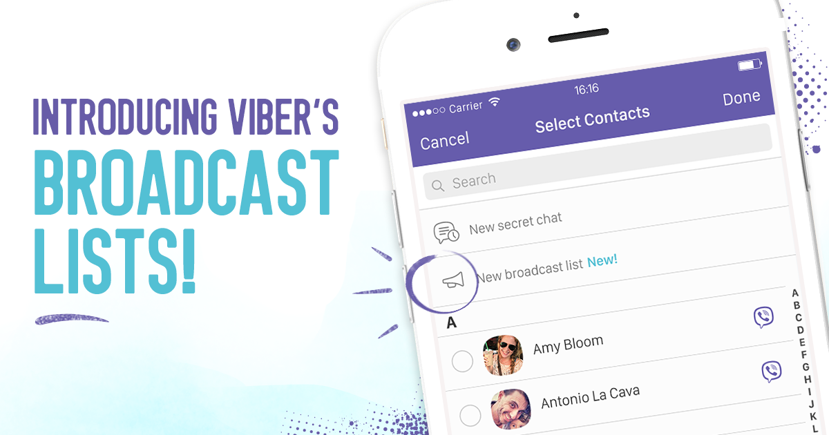 Control Your Messages with Viber’s Broadcast List Feature | Viber