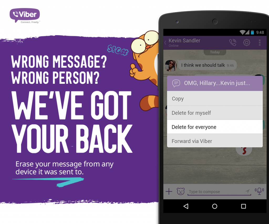 viber delete messages