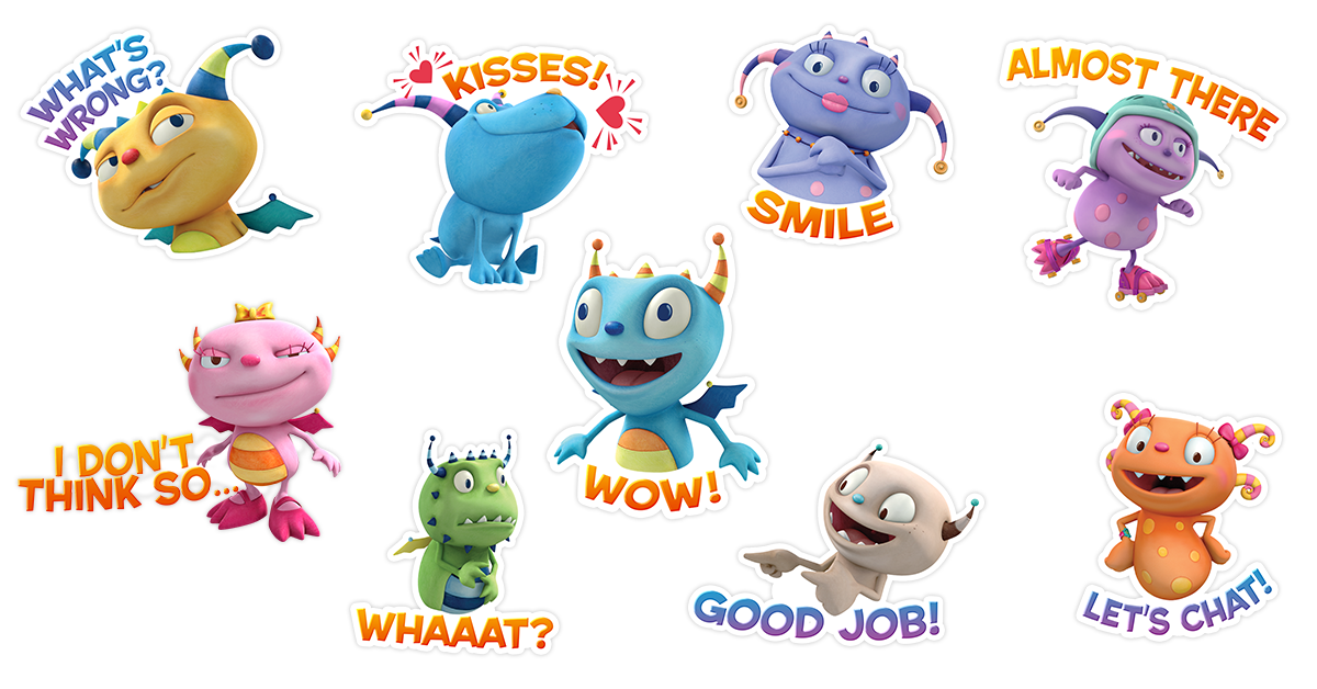 Henry Hugglemonster sticker pack 