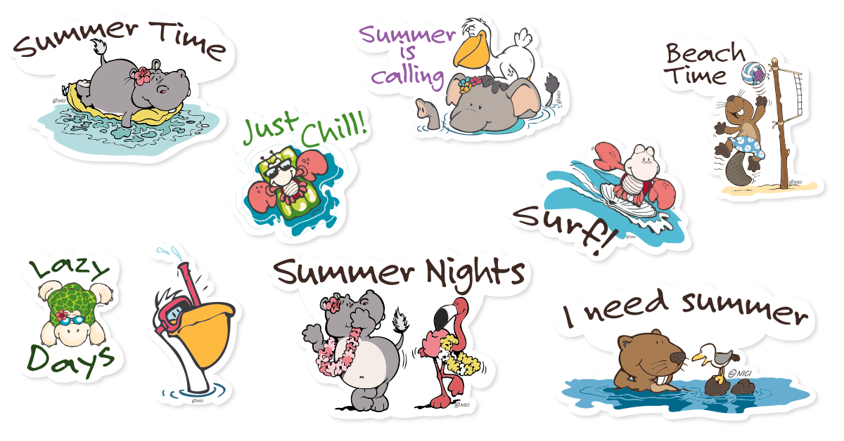 summer sticker spotlight part II- nici