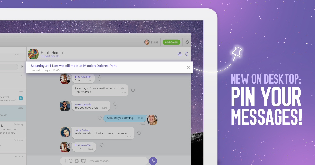 New on Viber for Desktop