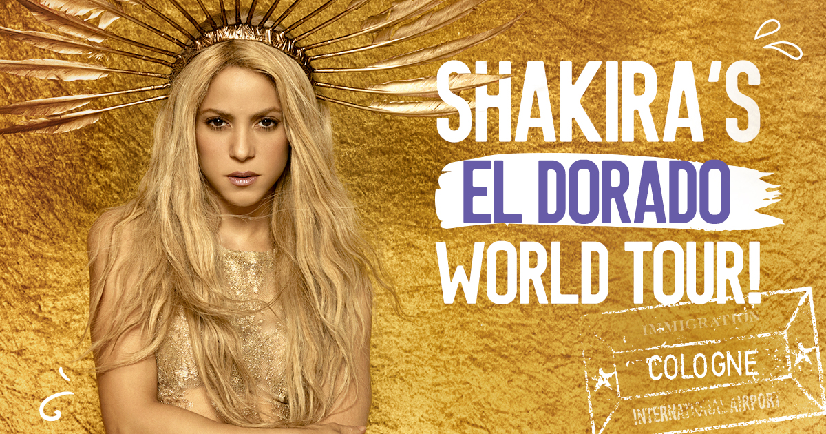 Shakira Kicks off the El Dorado World Tour in Cologne, Germany! Viber