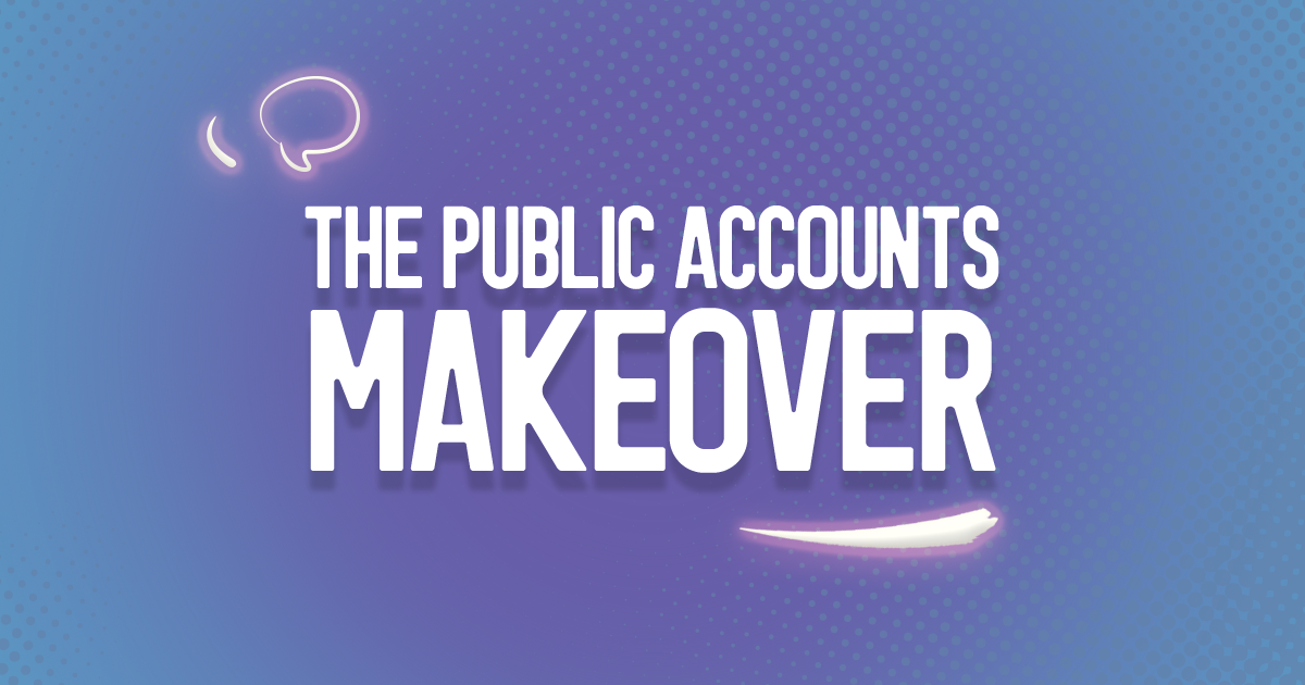 Public accounts makeover