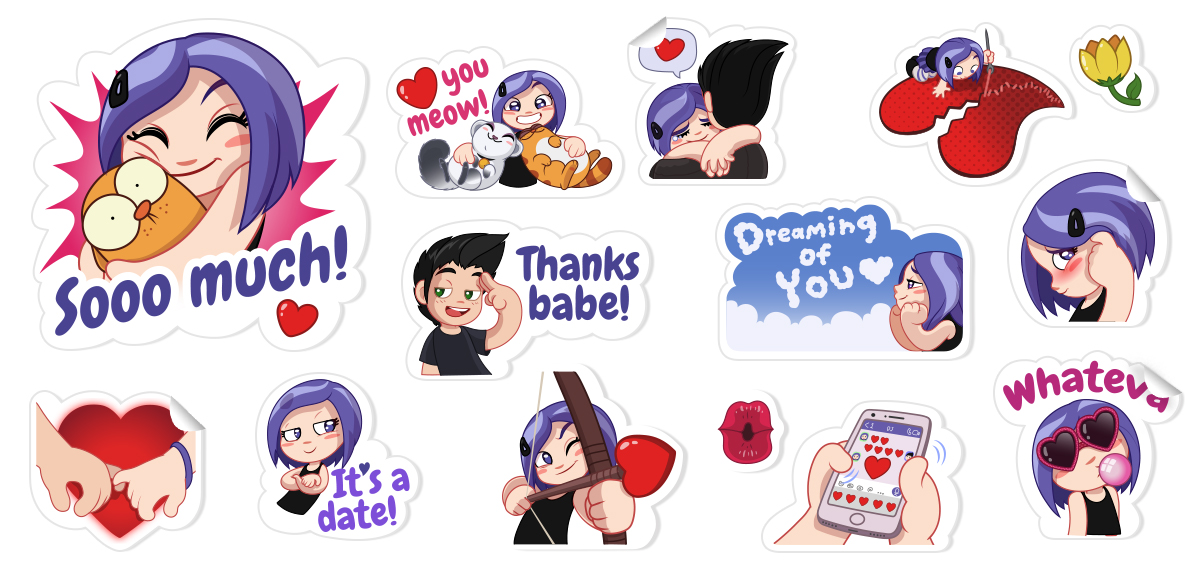 Top 9 Viber stickers