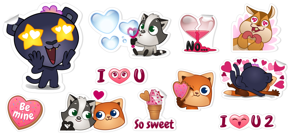 Top 9 Viber stickers