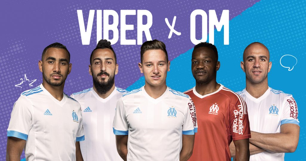 Viber is Olympique de Marseille's Official Social Network