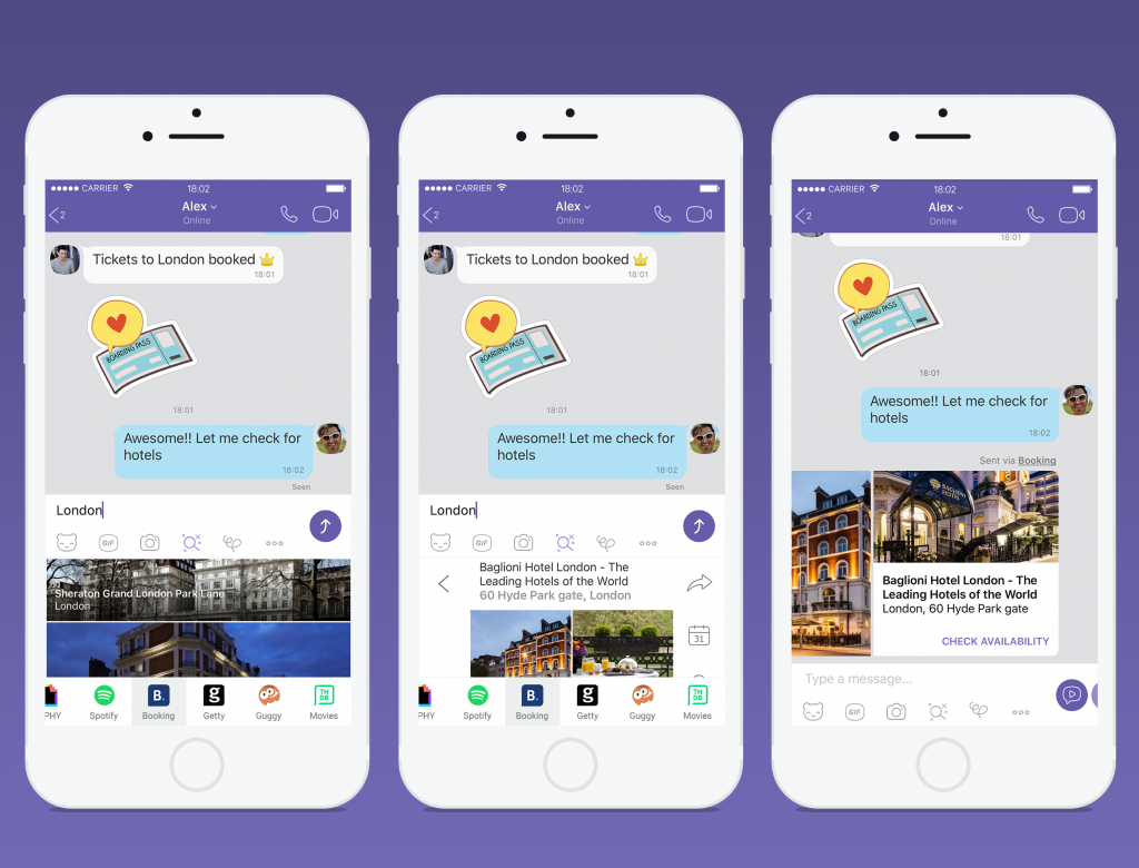 Viber Chat Extensions